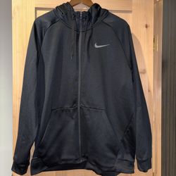 Men’s Nike dri fit running hoodie jacket size xl