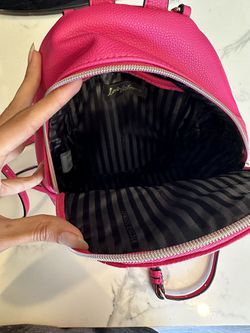 Victoria Secret Pebbled V-Quilt Small City Mini Backpack.