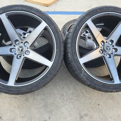 20"new Staggerd Wheels With New Tires For MERCEDES BENZ CLS400