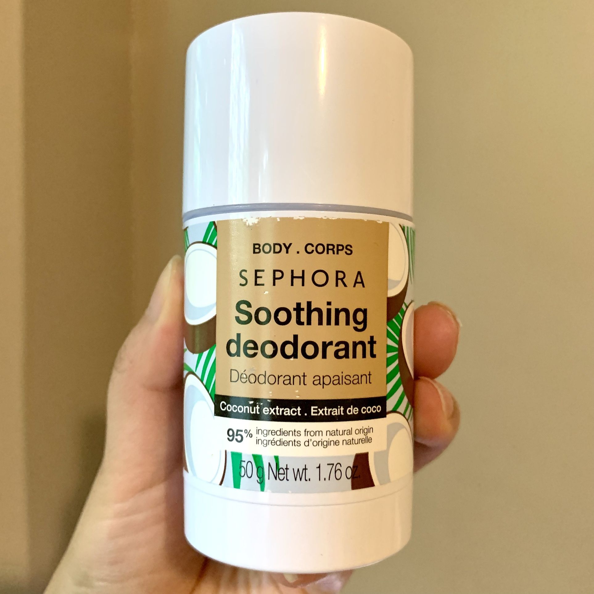 Sephora Collection Soothing Deodorant in Coconut 1.67 Oz
