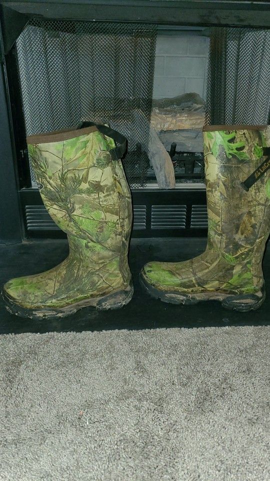Lacrosse Alphaburly Sport Hunting Fishing Boots Size 12