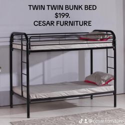 TWIN TWIN BUNK BED 