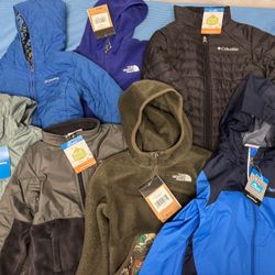 4T North Face And Columbia Jackets
