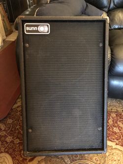 Sunn Cab 8 ohm, 2 x 10” speakers Guitar Speaker Cab, Weber Speakers