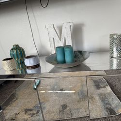 Mirrored Console Tv Stand Super Heavy 