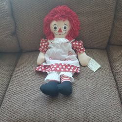 Vintage Talking Raggedy Ann 20"