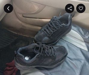 Black Steel Toe Shoes