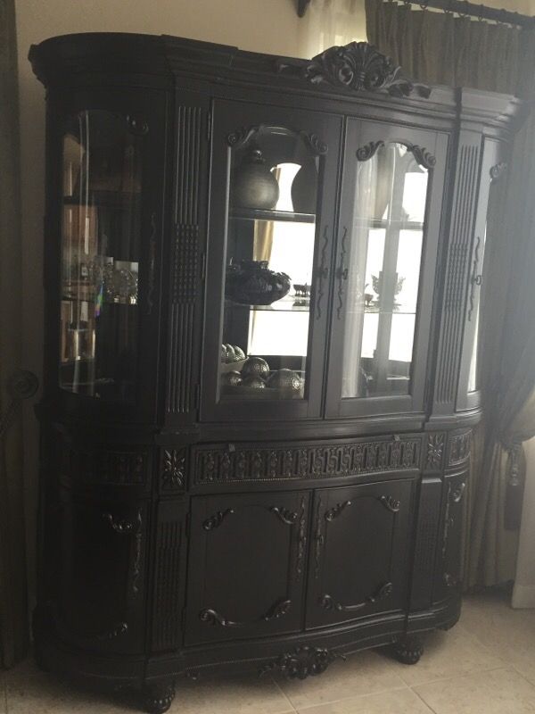 Britannia Rose Collection Dining China Cabinet For Sale In