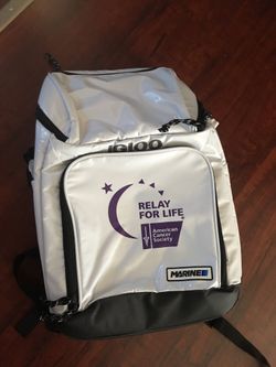 Very cute Relay for Life” backpack brand new with tags attached perfect gift for someone