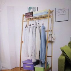 Bamboo Clothing Rack