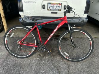Schwinn Red Hybrid Bike