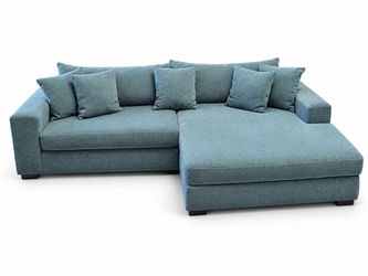 Oversized Turquoise Sectional!