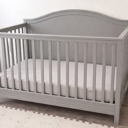 Davinci Charlie 4 In 1 Crib AND Toddler Rail GRAY