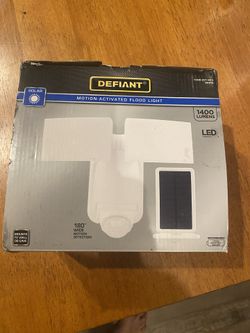 Defiant Motion Sensor Light Solar Power 