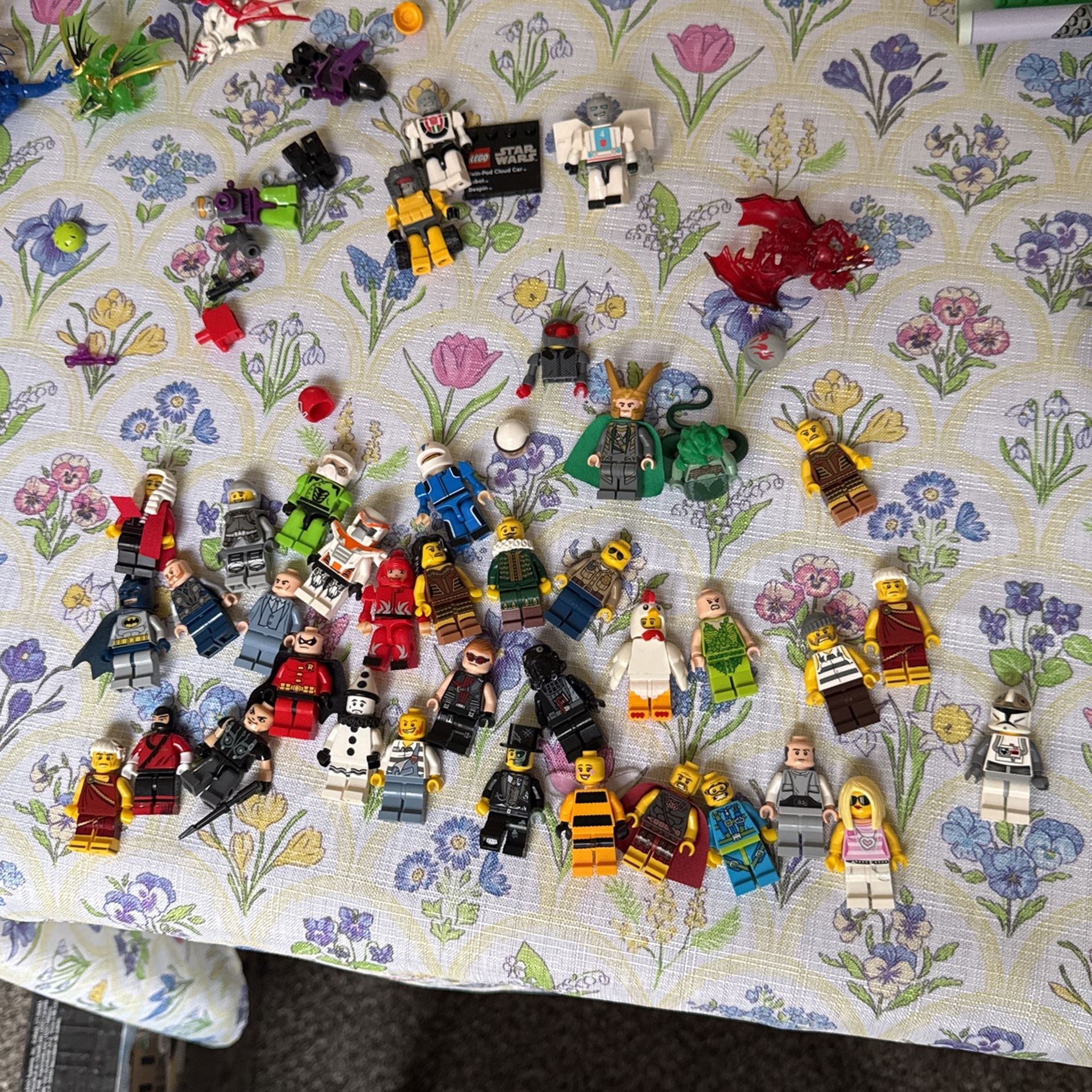 Legos and mini figs please make a decent offer