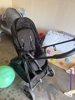 Mom push stroller
