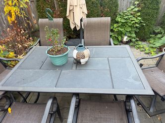 Outdoor Patio Table and Chair Set