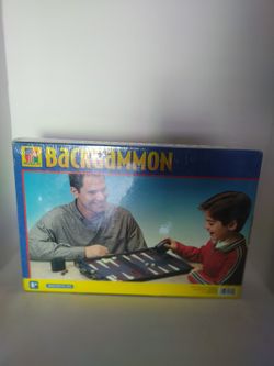 Vintage Backgammon Board Game Pavilion Case Blue Briefcase Toys R Us New Sealed 