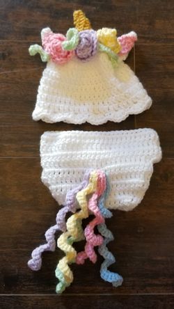 Unicorn diaper cover set