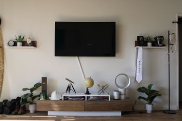 Entertainment Center With Matching Shelf’s 