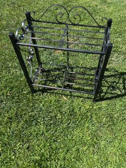 Vintage Wrought Iron Plant Stand