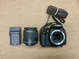 Canon EOS Rebel T6 Digital Camera Cam DSLR 18 Megapixel 1080p Lens EF-S 18-55mm 1:3.5-5.6 IS II Len Zoom Photo Photography Video Recording 