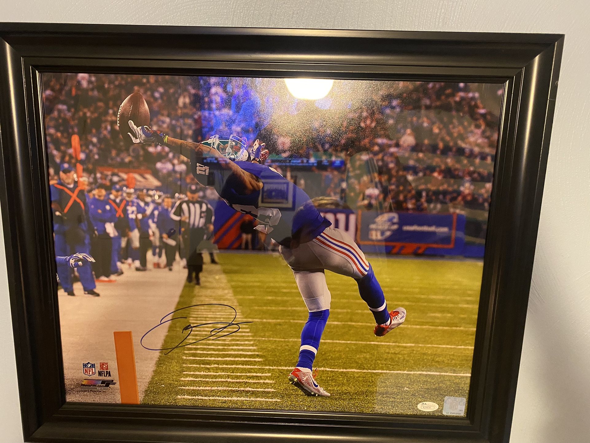 Odell Beckham Jr Autographed Photo