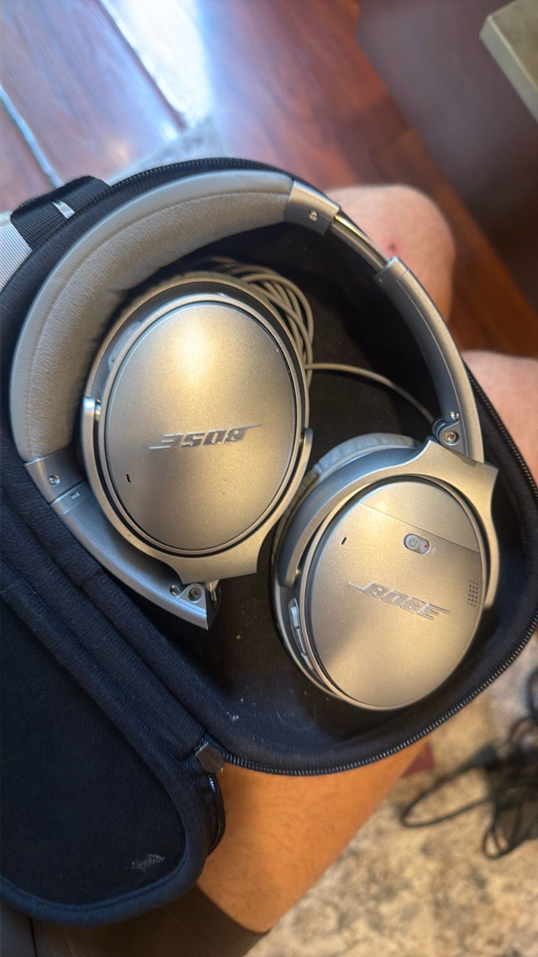 Bose QuietComfort over-ear headphones. QC35