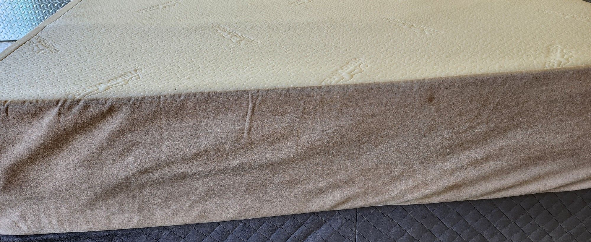 Queen Size Tempurpedic Mattress- Box Spring & Bed Frame Optional