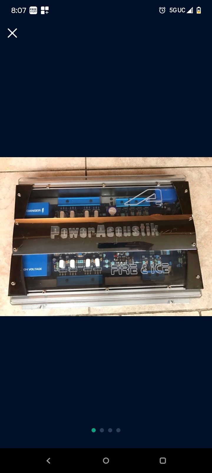 POWER ACOUSTIC BASS AMP !!IN GOOD WORKING CONDITION,,,, 25$$