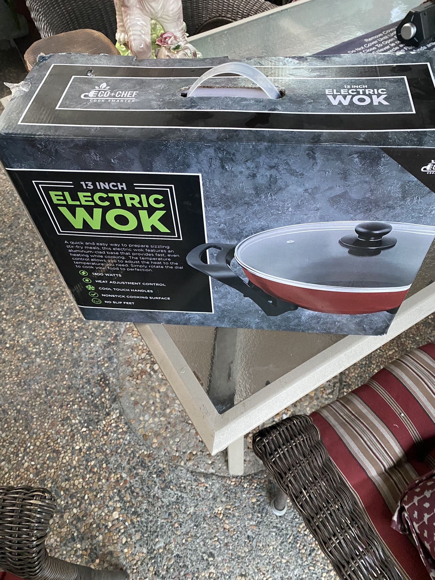 Electric Wok Cooking Pan