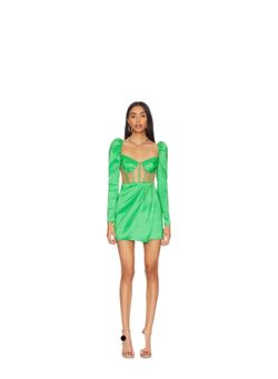 NBD Kelly Green Cocktail Dress Size XXS