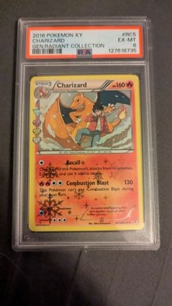 2016 Pokemon XY Charizard #RC5 PSA 6