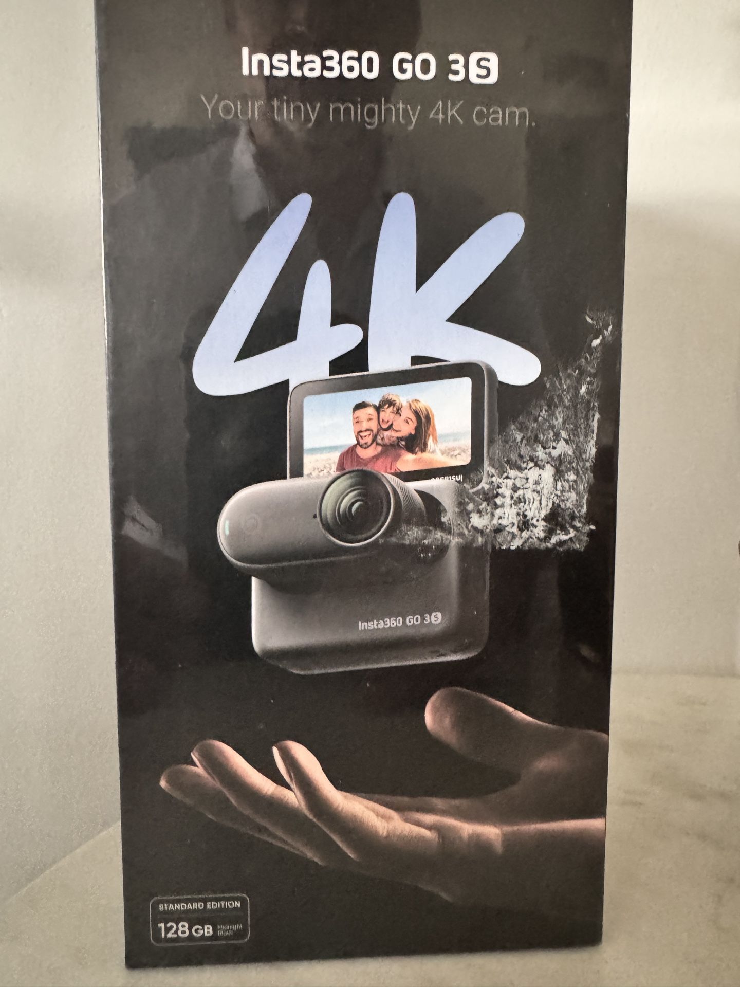Insta360 GO 3S - 128 GB Black 4K Camera Better Than Go Pro. Great For Skiing Memories
