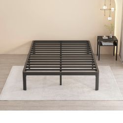  14" Full Size Metal Platform Bed Frame
