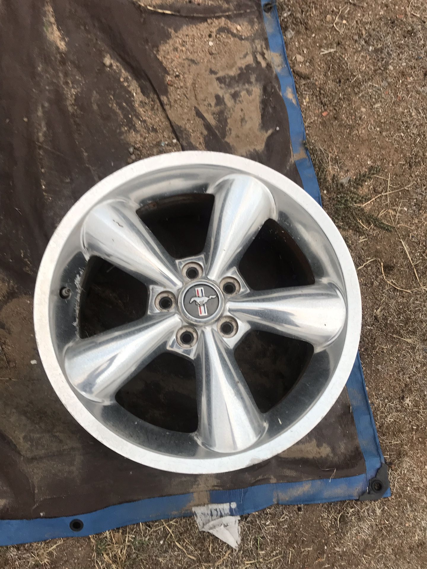 Mustang 18in aluminum rim