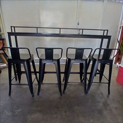 Bar Table set with chairs