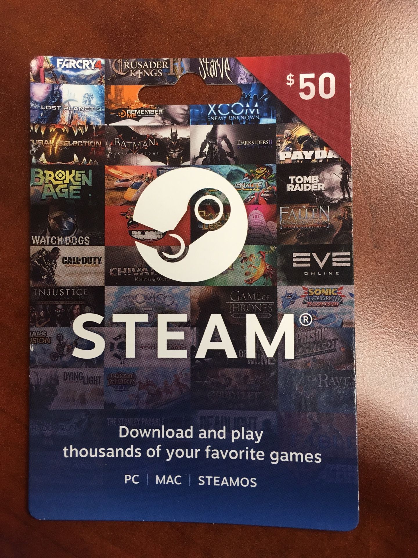 $50 STEAM card