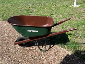 True Temper 6-cu ft 1 Wheel Steel Wheelbarrow
