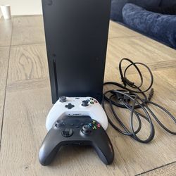 Xbox Series X Black with 2 Controllers