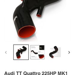Car parts Audi TT Quattro 225HP MK1 2000-2005 Silicone Intake Hose Black New 