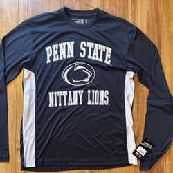 Penn State Nittany Lions Campus Heritage MED Long Sleeve Athletic Wicking NEW