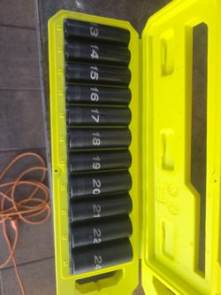 1/2" impact socket set