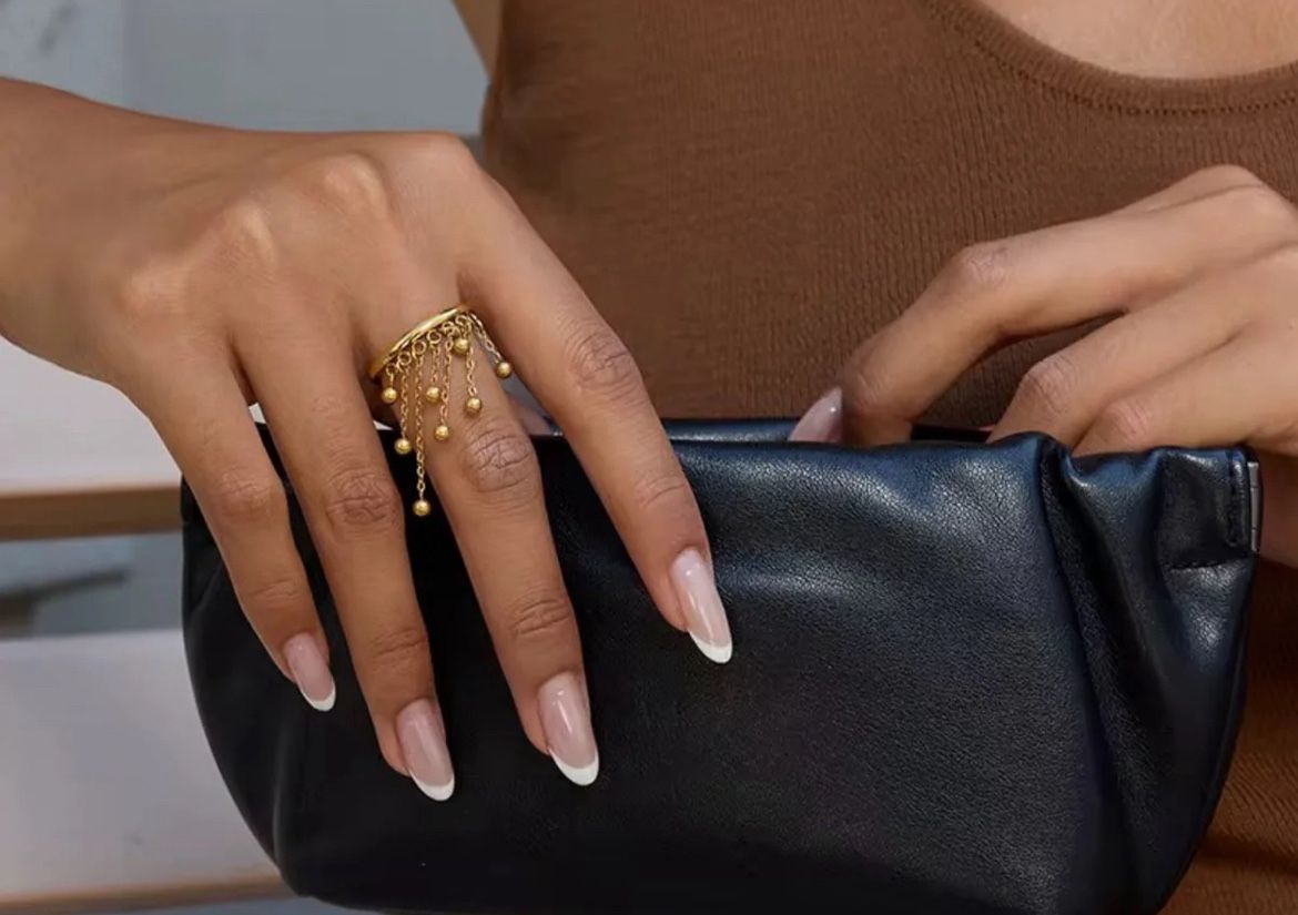 High End Ring New 18k Gold Plated Waterproof