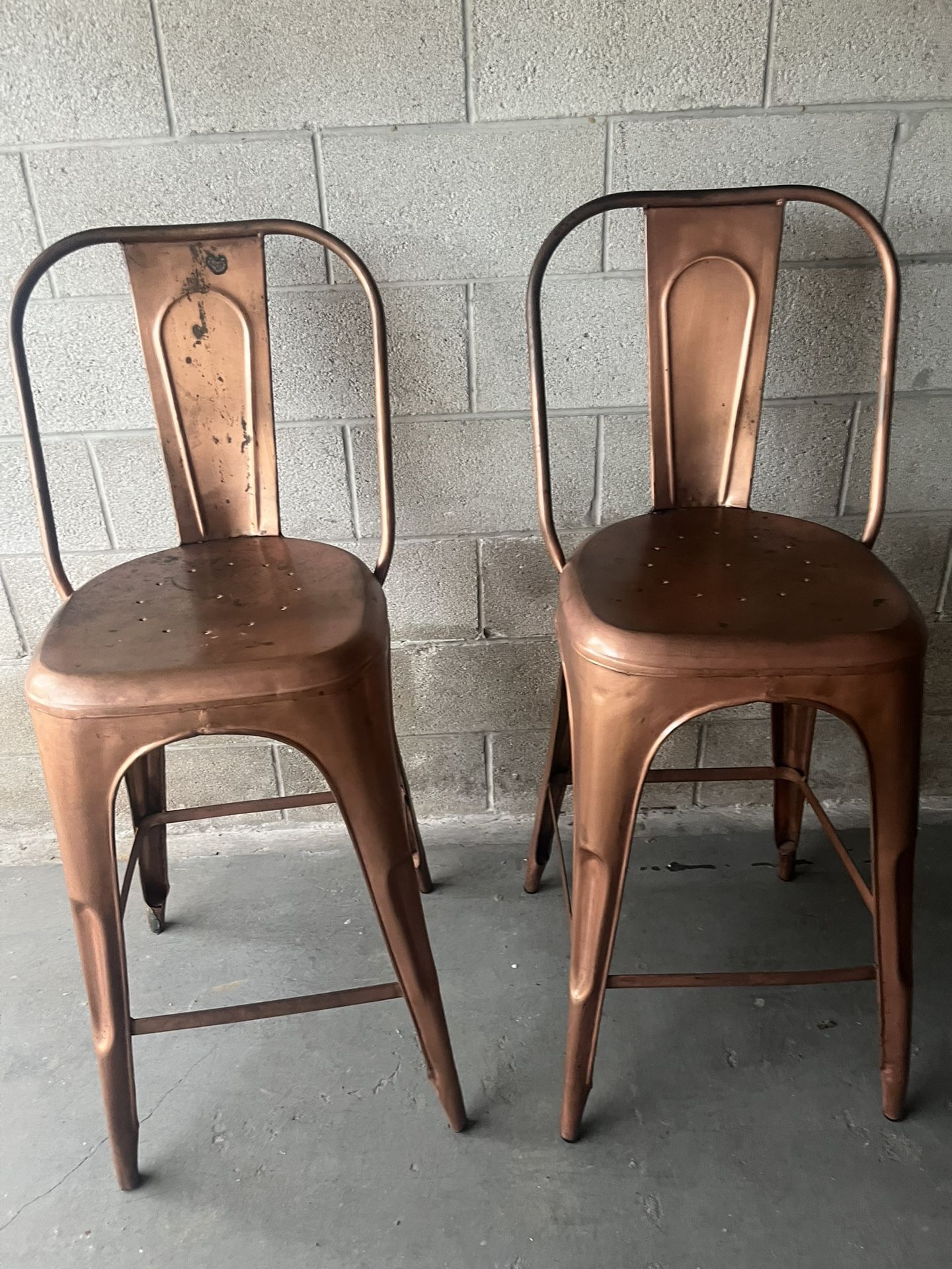 Copper Bar Chairs