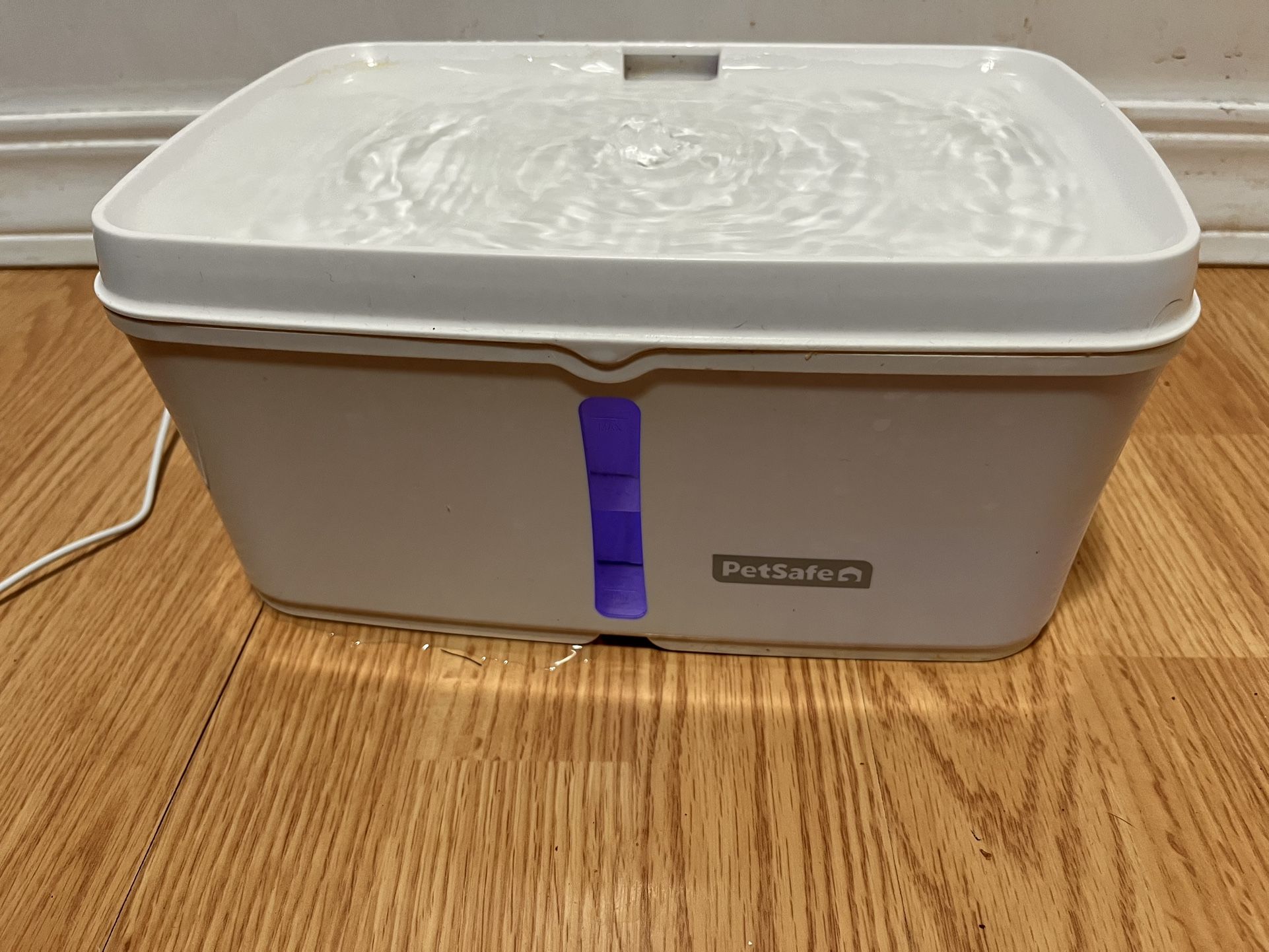 EUC PetSafe Viva Pet Indoor Water Fountain with Ultra Quiet Pump for Dogs and Cats, 140 fl. oz