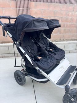 Mountain Buggy Twin Stroller Black
