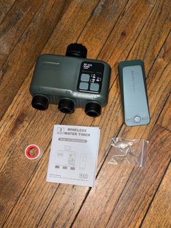 New Wilawels WiFi 3-Zone Smart Water Timer w/ App Control – Sealed