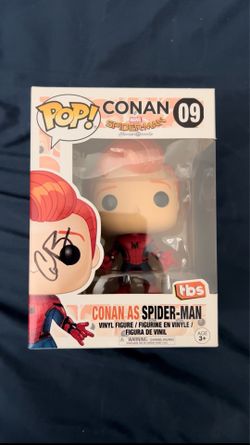 Conan as Spider-Man Funko Pop (autographed)