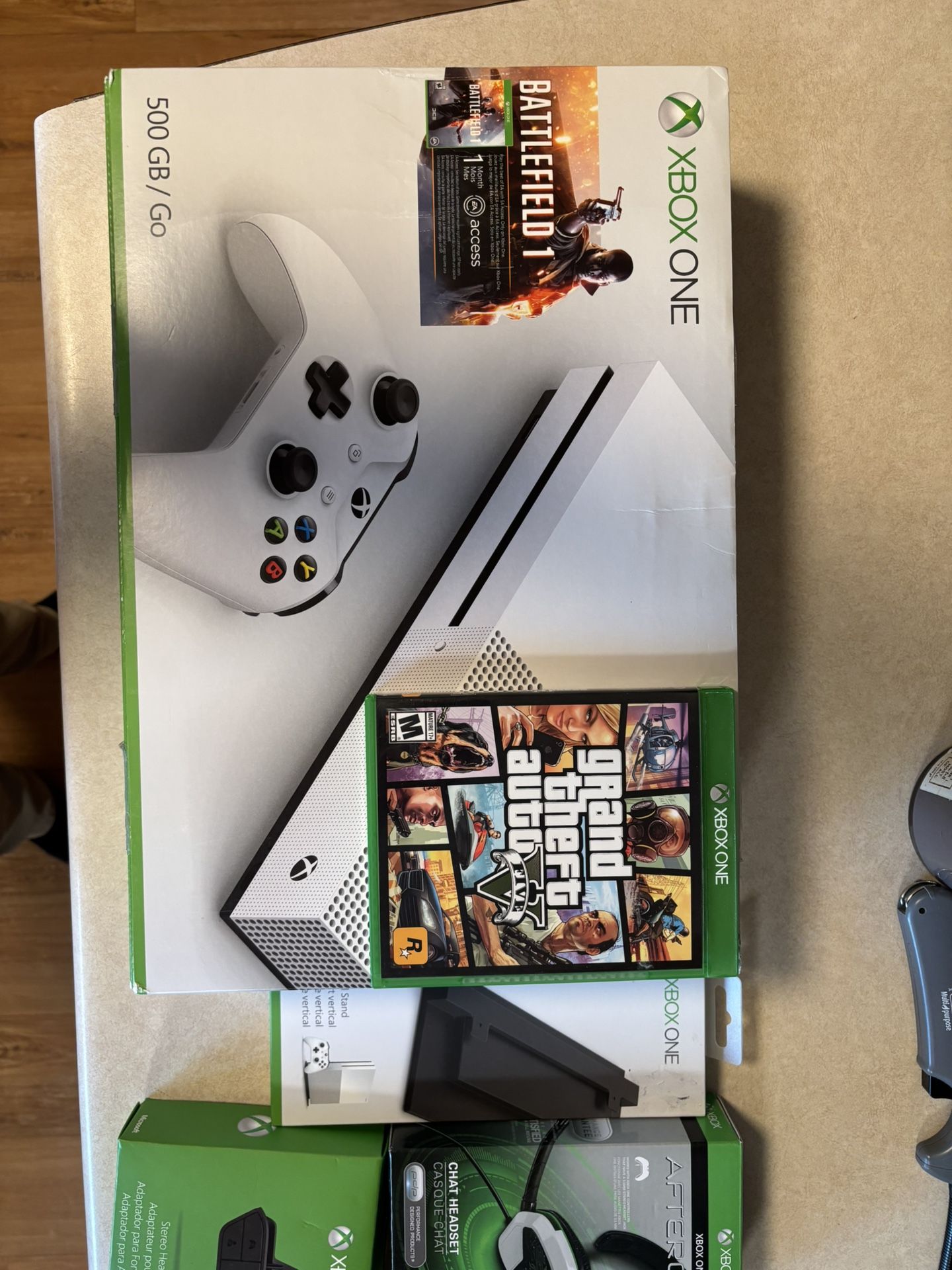 Xbox One S With Accessories